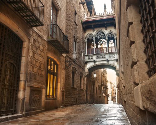 Barcelona Gothic quarter, Carrer del Bisbe
